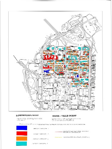 Lowertown West Heritage Conservation District Map