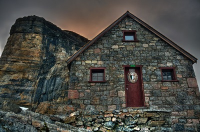 Gable end and Entrance