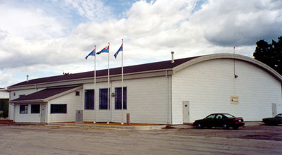 Side view of Hangar 11.
